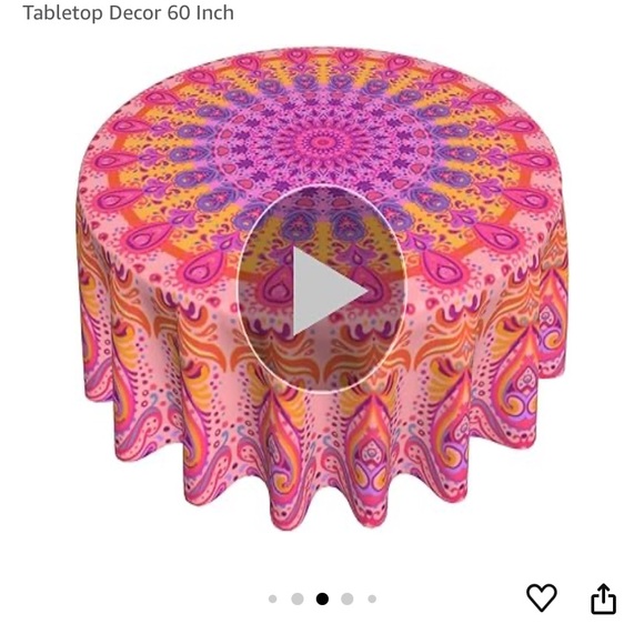 Freehotu round tablecloth - Picture 8 of 11